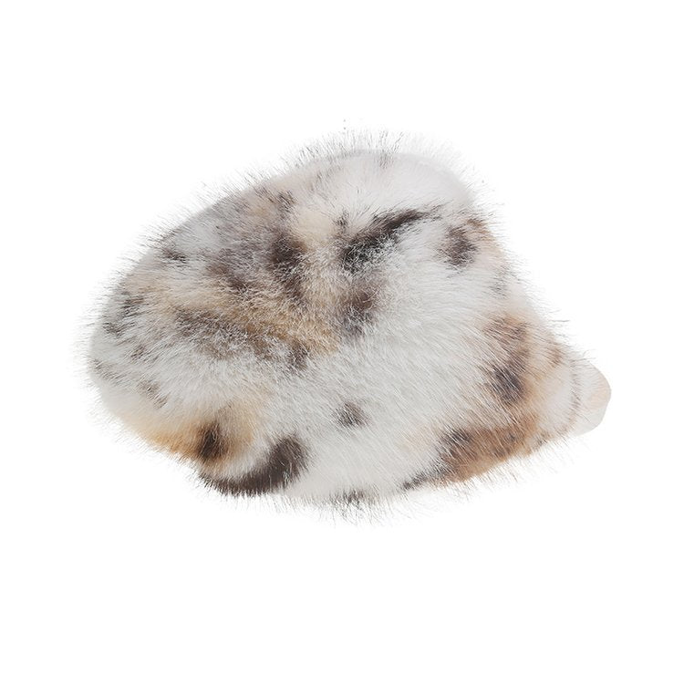 plus sizepure color fluffy large fur slippers soft bottom winter toe-cap home heattech multi-color cotton slippers