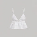 European and american cross-border  women's sexy slim-fit camisole tank top - new summer solid color cropped top