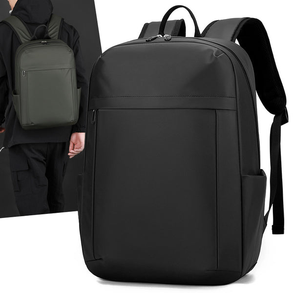 WEPOWER New Business Backpack Simple Casual Middle School Student School Bag Large Capacity Commuter Computer Backpack