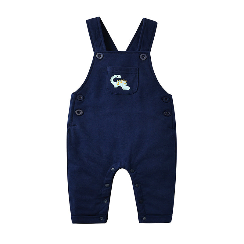 children's clothing  spring & fall baby overalls long-sleeved boys' suit trendy children's short-sleeved hooded spring & fall style