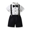 Korean style boys' striped shirt set - new spring collection - kids' spring/summer outfit - stylish boy's clothing - trendy baby boy clothes