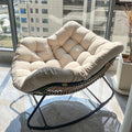 Bird's nest rocking chair rocking chair recliner single lazy sofa balcony adult nest chair reclining chair can sleep