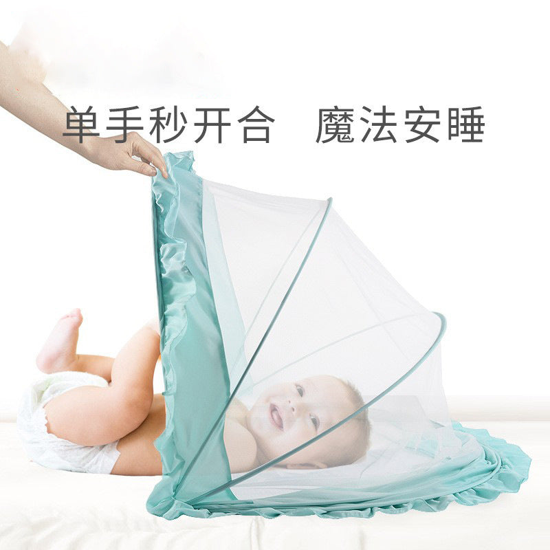 Manufacturer / foldable baby mosquito net canopy for newborns, infant sleep, and children - bed mosquito protection - customizable oem