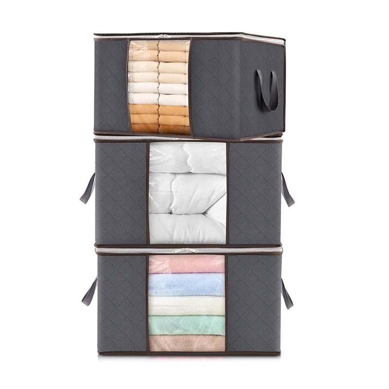 hot-selling finishing bag, reinforced clothing storage bag, oversized capacity clothes blanket quilt storage box