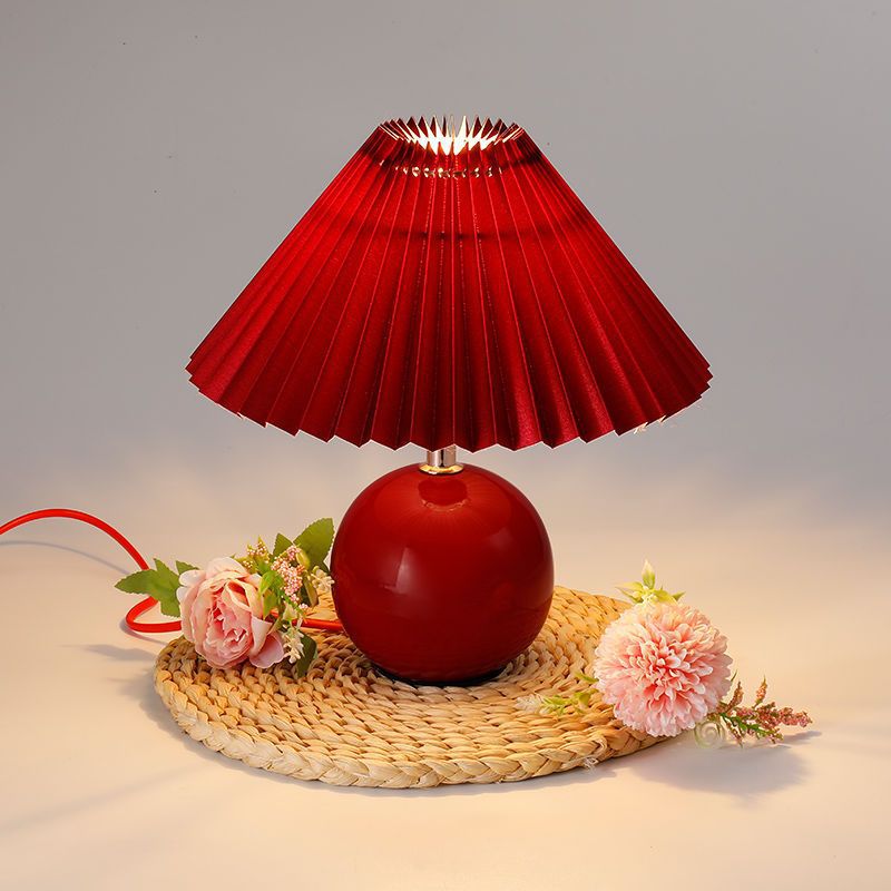 Wedding lamp wedding red wedding room bedside bedroom bedside red double happiness wedding gift decorative desk lamp