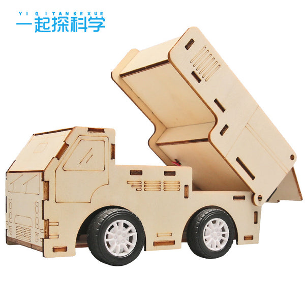 Agricultural food transport vehicle Children's science experiment Primary school students DIY technology small production teaching toy material package