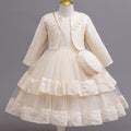 European and american new style three-piece set: children's formal dress, wedding dress, princess dress, flower girl dress, girl's dress