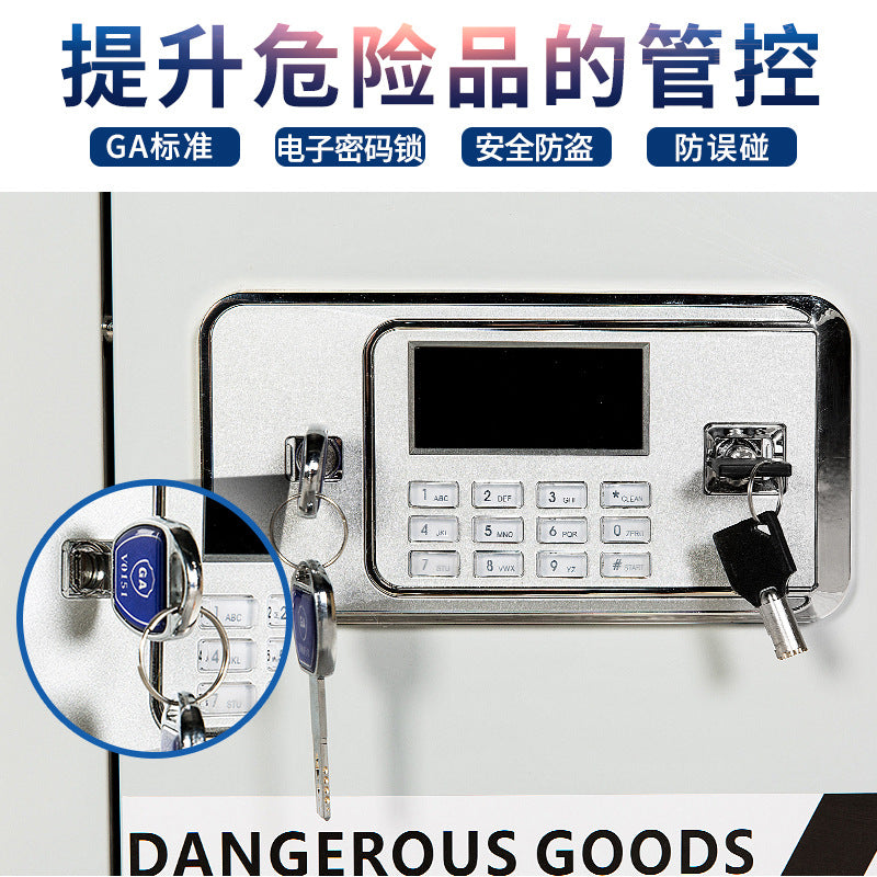 Precursor chemicals cabinet, storage cabinet, combination lock, hazardous chemicals cabinet, poison and hemp medicine cabinet, laboratory poison cabinet