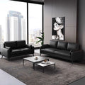 Small apartment sofa, modern minimalist bedroom, apartment rental, single sofa, office reception, three-seater small sofa