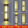 New outdoor wall lamp - waterproof, rustproof, marble finish, roman column style - perfect for courtyards, villas, entryways, and pillar lighting