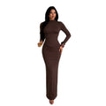 Aliexpress fashion autumnew arrivalsexyelegantturtlenecklong sleevescross-borderdresssuit for women