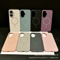 Soft pc color matching magnetic suction suitable for xiaomi 17promax mobile phone case redmi turbo4 skin feel anti-fall protective cover