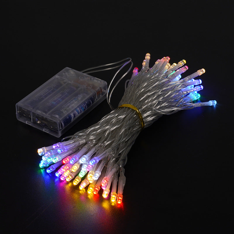 led lanterns waterproof rubber wire flashing lights low-voltage gypsy stars outdoor tree-entangled Christmas decorative lights