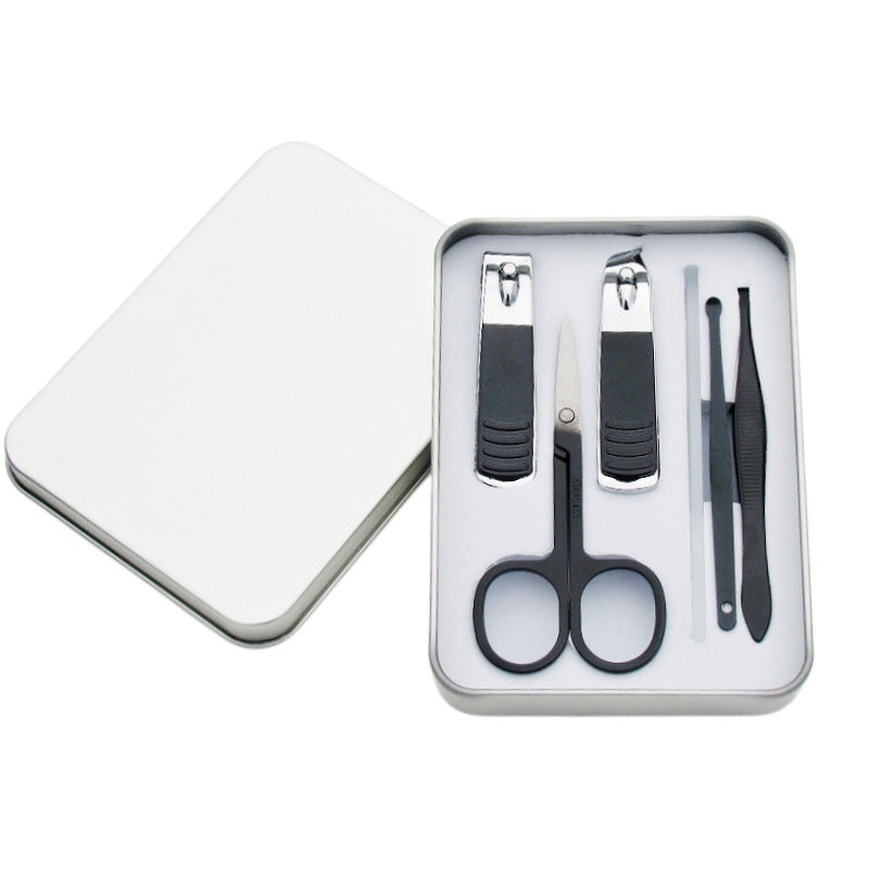 Stainless steel nail clipper three-piece gift set - cuticle nippers, manicure kit, wholesale nail clipper set