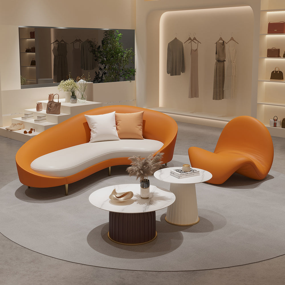 25 new hotel lobby modern minimalist vip lounge reception sofa curved office store negotiation area