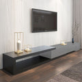 Modern home light luxury black tv cabinet small apartment new style coffee table high-end living room tv stand