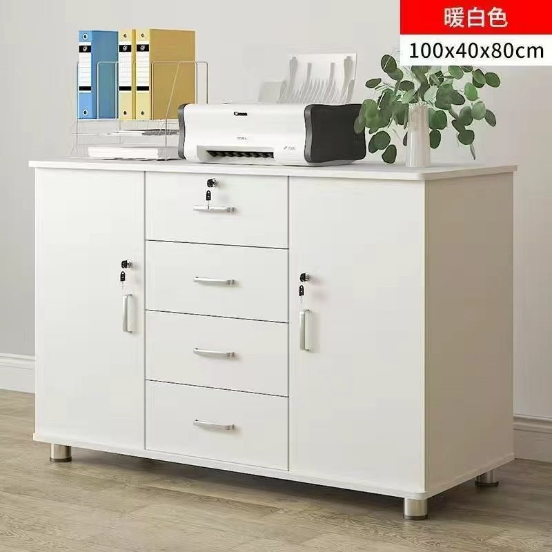 Office file cabinet with lock, storage cabinet, drawer storage cabinet, low cabinet, movable storage cabinet, balcony storage cabinet