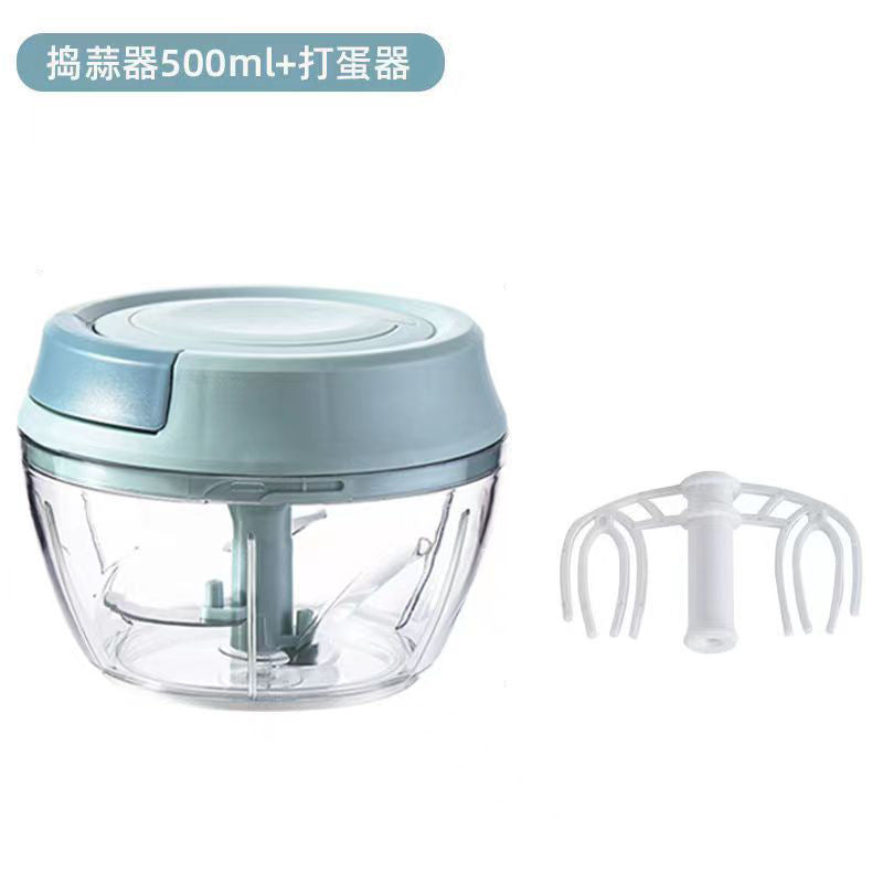 Garlic masher - manual garlic press - mini kitchen garlic crusher - garlic chopper - garlic paste maker - baby food supplement - small food processor