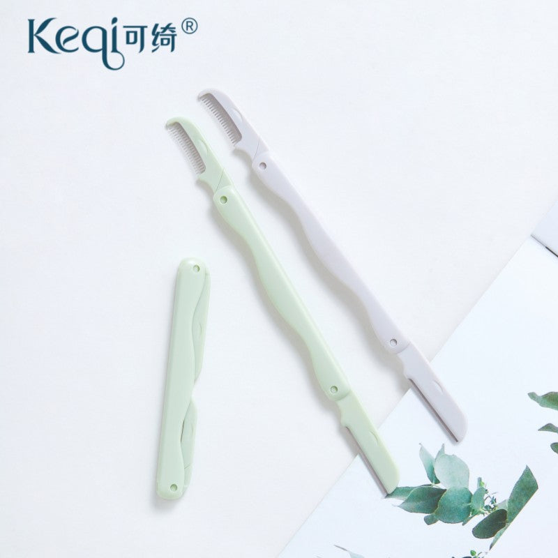 Keqi eyebrow razors come in a variety of styles, including eyebrow tweezers and eyebrow scissors. these beauty tools are made in guangzhou and feature both resin and stainless steel materials