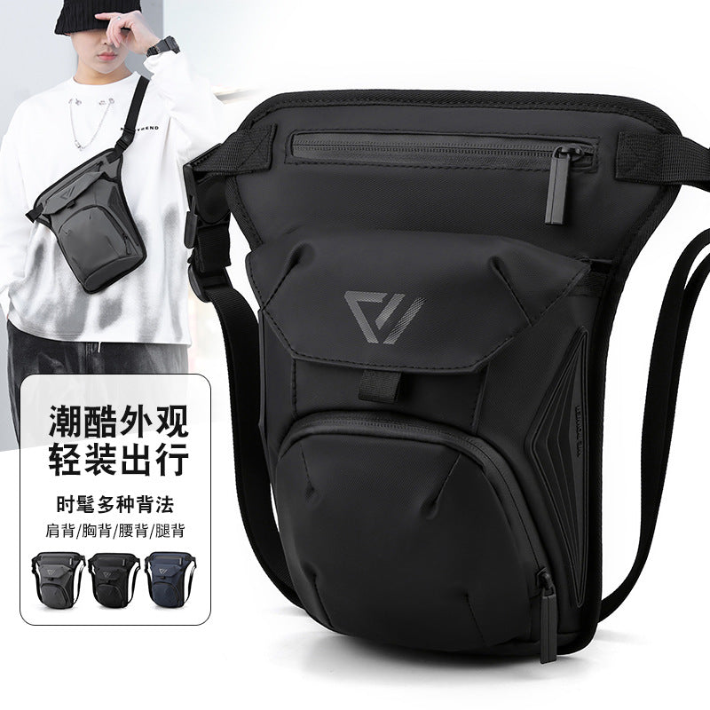 New Multifunctional Crossbody Bag Fashion Motorcycle Riding Leg Bag Outdoor Riding Sports Fanny Bag Casual Shoulder Bag
