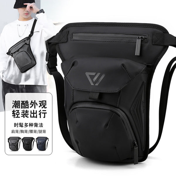 New Multifunctional Crossbody Bag Fashion Motorcycle Riding Leg Bag Outdoor Riding Sports Fanny Bag Casual Shoulder Bag