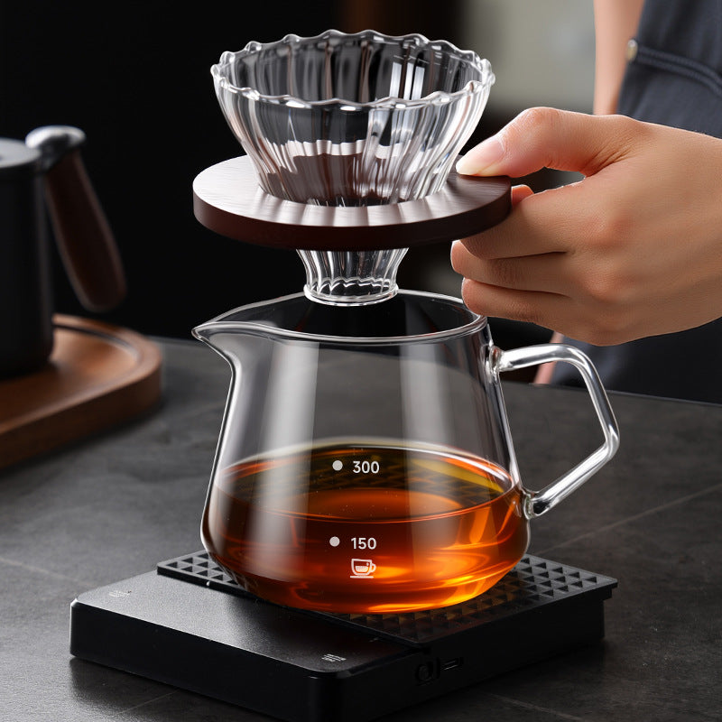 Hand-brewed coffee filter cup coffee pot sharing pot brewing pot v60 drip filter cup coffee utensils suit