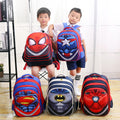 Kids' muscle design backpack - elementary school, grades 1-6, boys' cartoon backpack, breathable and lightweight