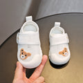 Bear sports soft sole single mesh breathable summer style 1-2 years old male and female baby toddler shoes soft sole baby indoor mesh shoes