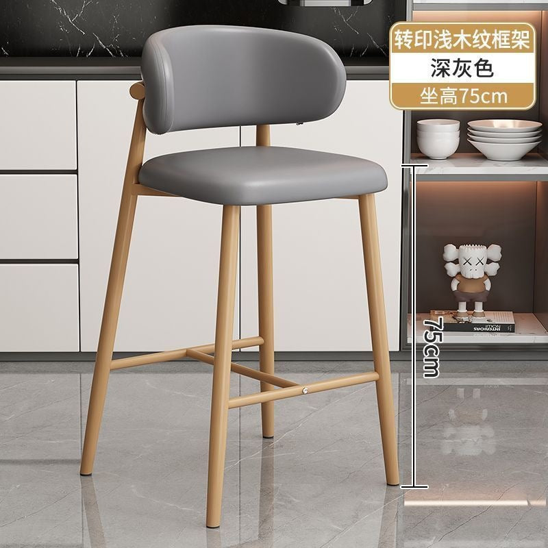 Bar chair for hometall stool bar stool island tall chair casual tall stool bar chair backrest tall chair