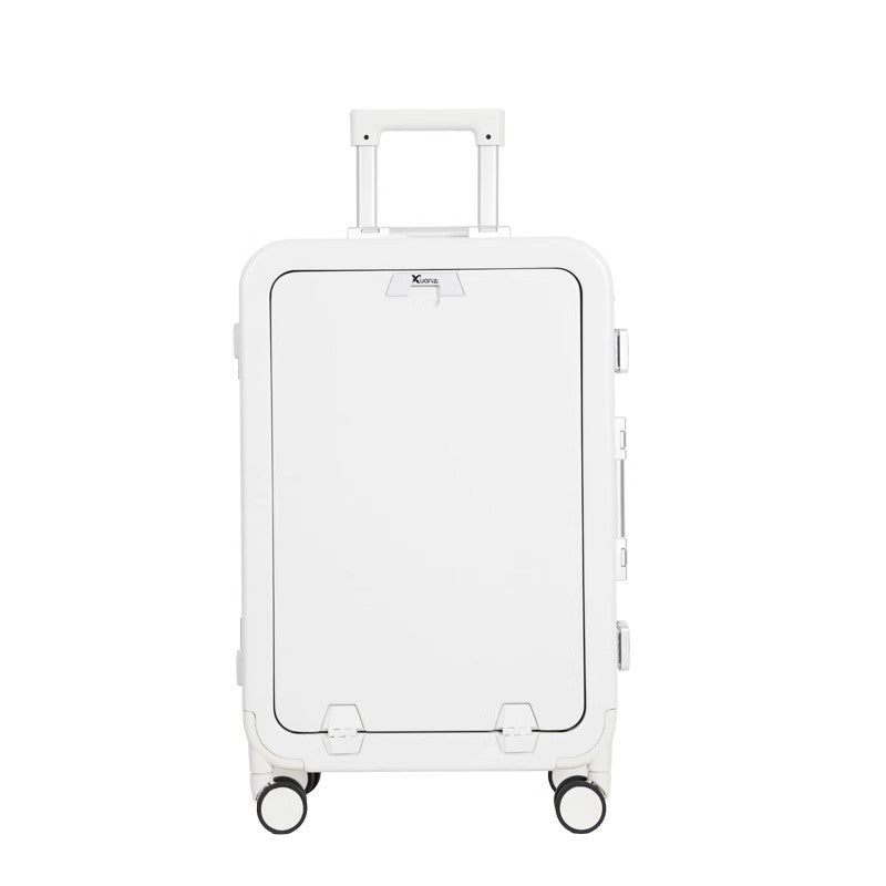 New multifunctional suitcase women's trolley case men's strong and durable student universal wheel password suitcase leather case
