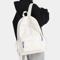Campus ins japanese style soft girl school bag female k-stylepure coloreasiest for matchgirl backpack middle school student college student backpack
