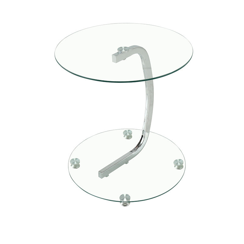 Glass coffee table tempered glass coffee table accessible luxuryclassy coffee table casual transparent side table