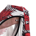 Chinese style summer women's dragon print short sleeve slim-fit mandarin collar dress - elegant & chic - ozon export