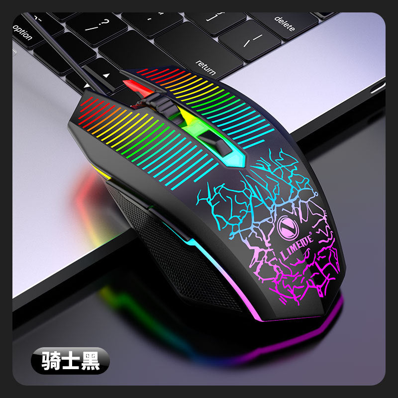 Limai v6 wired mouse - usb, rgb backlit, gaming & esports computer mouse peripheral, rgc gaming mouse - universal compatibility