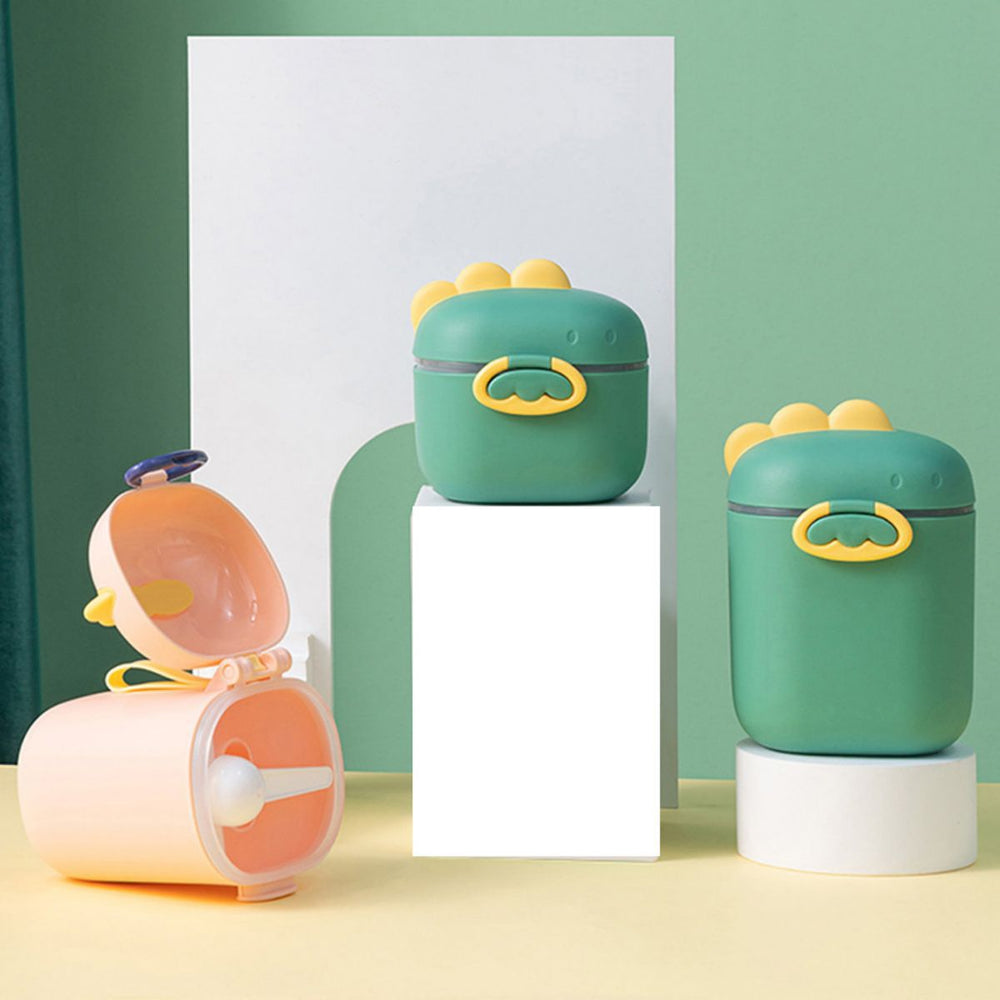 Portable baby formula dispenser - travel-friendly, airtight, and moisture-proof container for formula, complementary food, and rice cereal. features divided compartments for portion control and storage