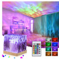 Aurora borealis [log charging] 16 color changing light + touch + remote control