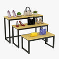 Clothing store flow table shopping mall bag shoe store flower shop island table display table popular live broadcast single-layer storage rack