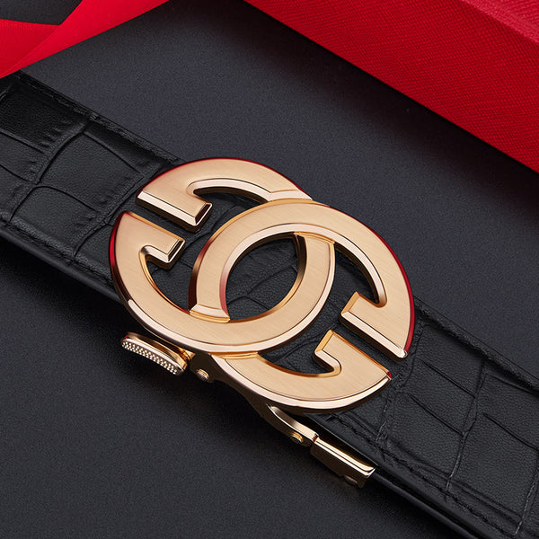 Emperor Paul Belt Men's Leather Premium 2023 Belt Men's First Cowhide Young People's Fashion Belt
