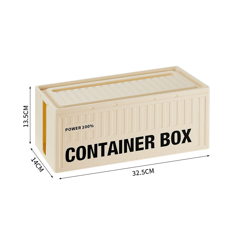 Plastic plug-in board storage box Wire management box Socket power strip Power wiring decoration Industrial shielding finishing box