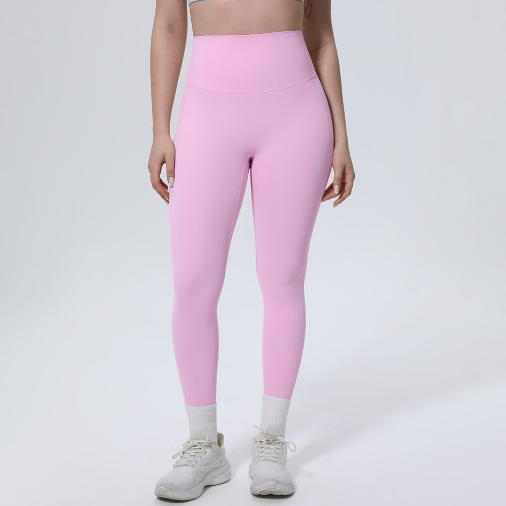 new arrival brushed yoga pants high waist hip lift anti-roll peach butt fitness pants quick-drying tight sports pants for women