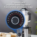 stainless steel wall breaking machine, large capacity for home food processor, high power blender, juice machine, filter-free soy milk machine