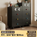 【premium black】four-drawer chest + five-drawer chest combo