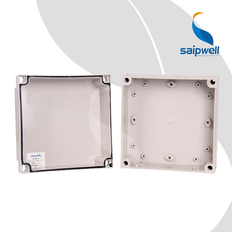 Outdoor waterproof box ABS plastic seal IP66 new material monitoring power terminal box button junction box surface box