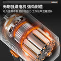 Brushless cordless screwdriver - heavy duty lithium-ion power screwdriver - handheld multi-function impact driver