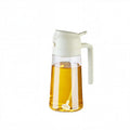 Oil sprayer bottle - dual-use, mist & pour, kitchen glass, leak-proof, non-stick, for soy sauce, vinegar & seasonings