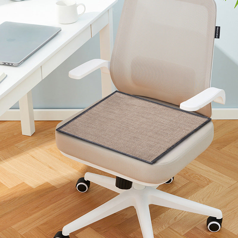 Summer breathable ice silk seat cushion, chair cushion, office sedentary cool cushion, breathable car seat cushion, computer chair mat, non-slip cushion