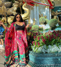 supply summerelegant chiffon v neck chiffon outwear shawl loosepantstwo-piece set multiple colors