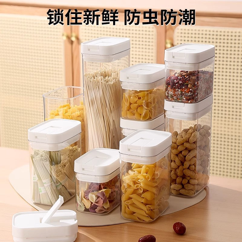 Noodle storage box, food-grade grains, sealed canned pasta box, noodle tube, bean storage tank
