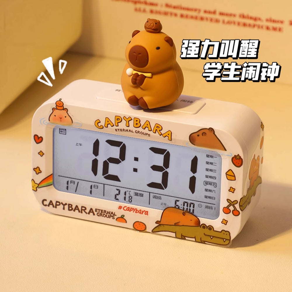 Alarm clock - student bedroom essential: wake-up wonder, desktop clock, creative smart digital hour clock for middle school students and kids