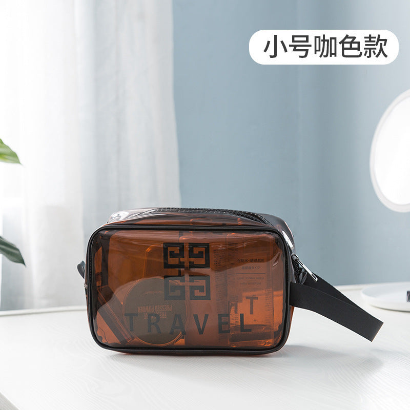 Wash bag Travel storage Premium waterproof pvc storage bag Cosmetic bag Portable portable cosmetic bag Transparent